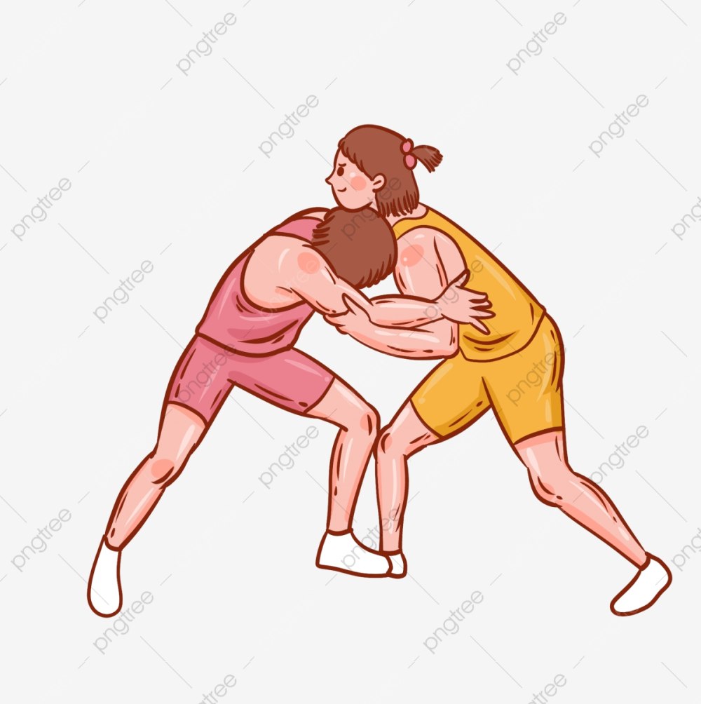 Борец рисунок