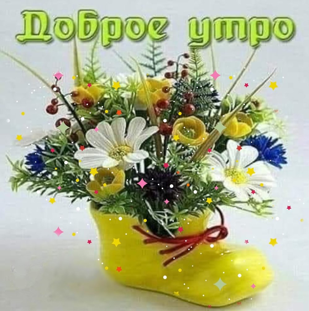 С добрым утром полевые цветы