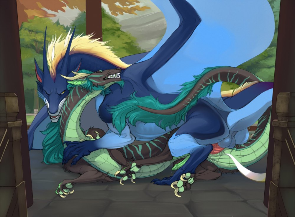 Yiff feral дракон