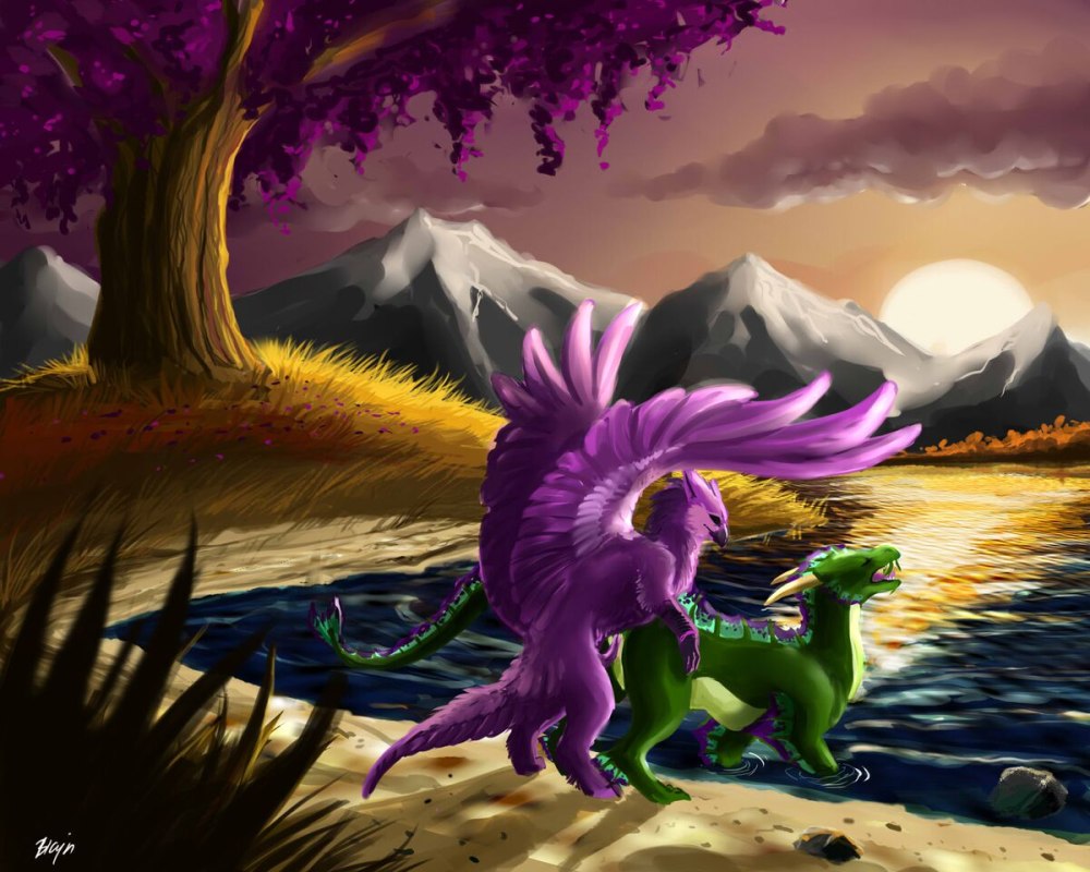 Дракон Грифон feral