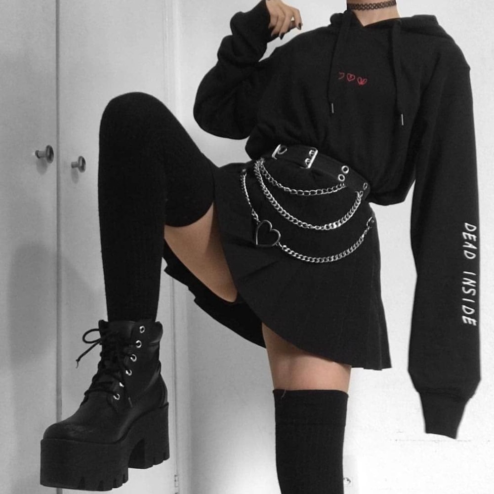 Goth outfit Грандж 2020