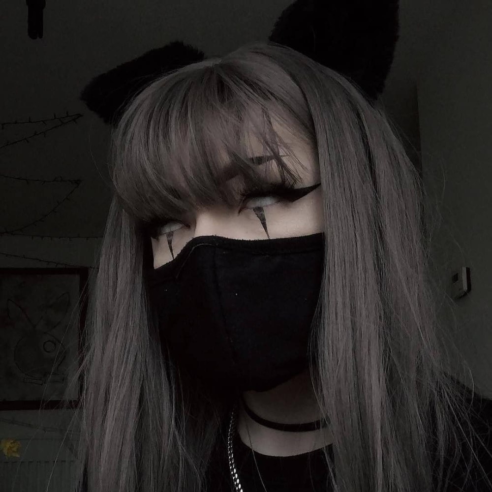 Goth outfit Грандж кореянка