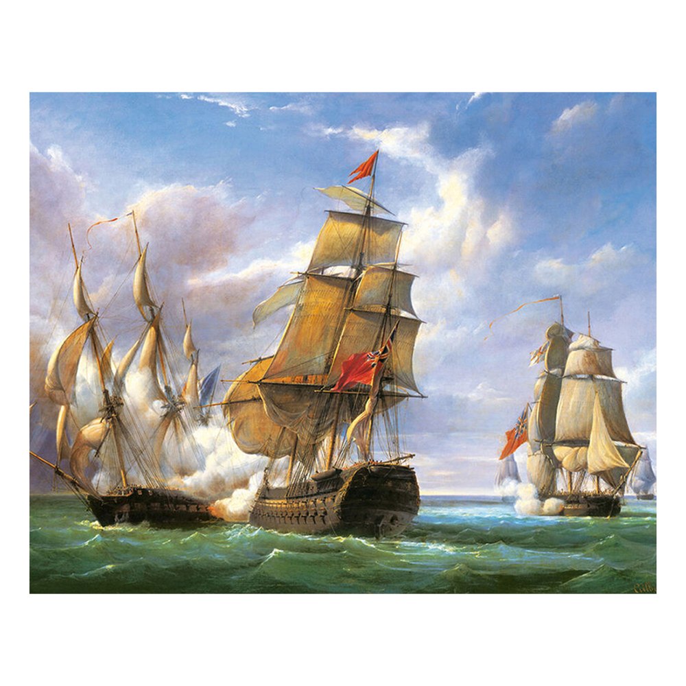 Пазл Castorland морской бой, 3000 деталей