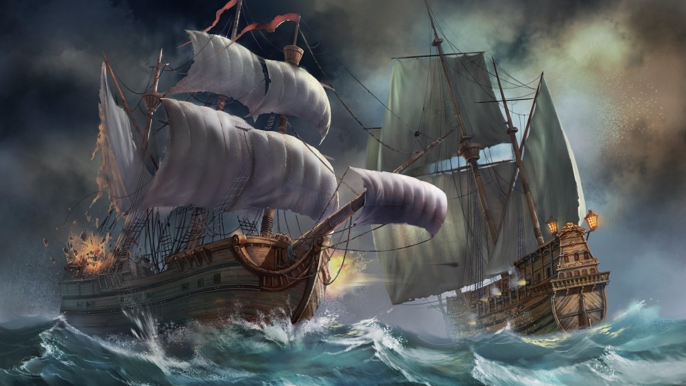 Рисунок карандаш парусник корма