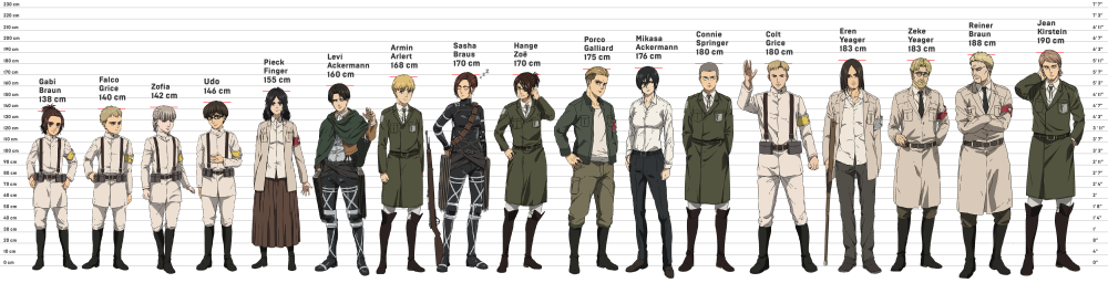 Attack on Titan Микаса в полный рост