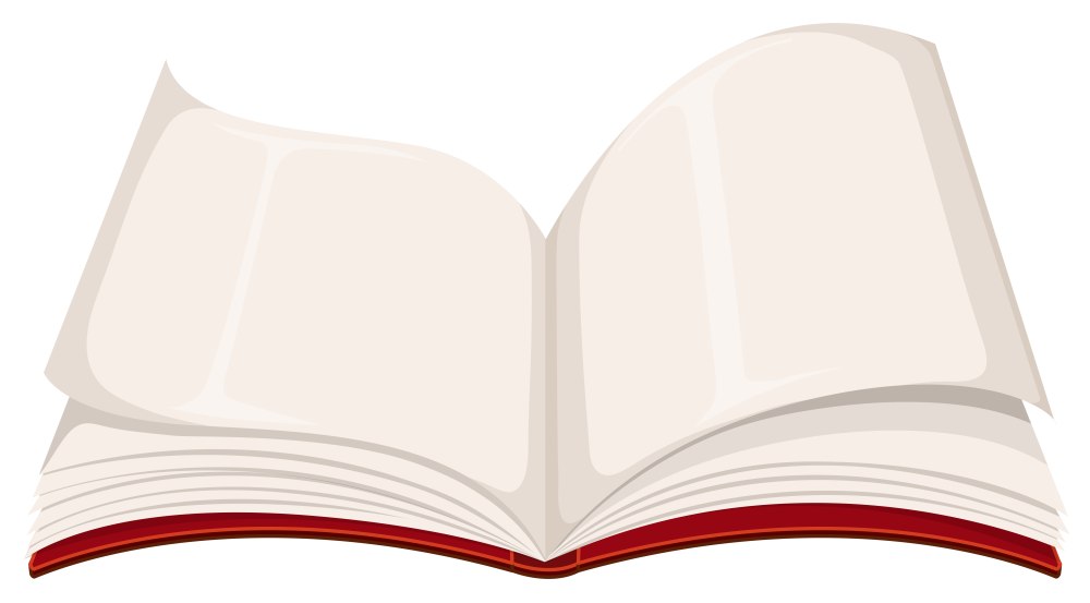 Книжный разворот Векторная