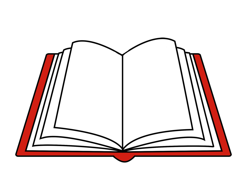 Открытая книга картинка на прозрачном фоне