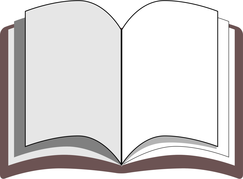 Открытая книга раскраска