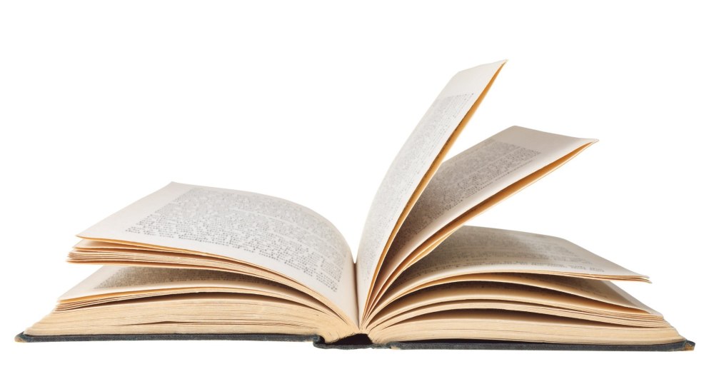 Изображение открытой книги