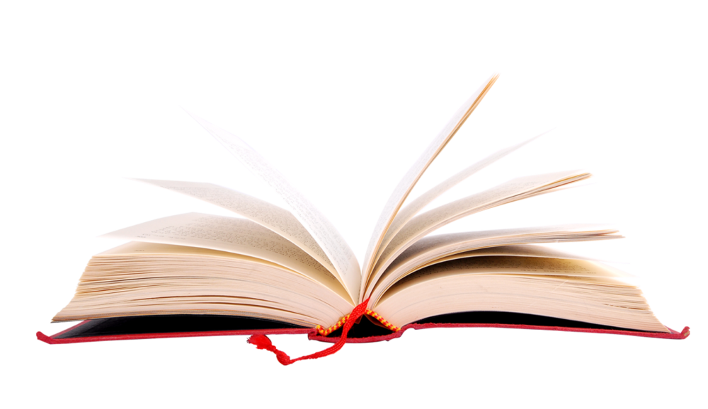 Волшебная книга на прозрачном фоне