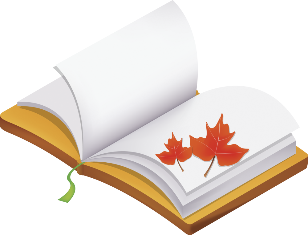 Книжка на прозрачном фоне