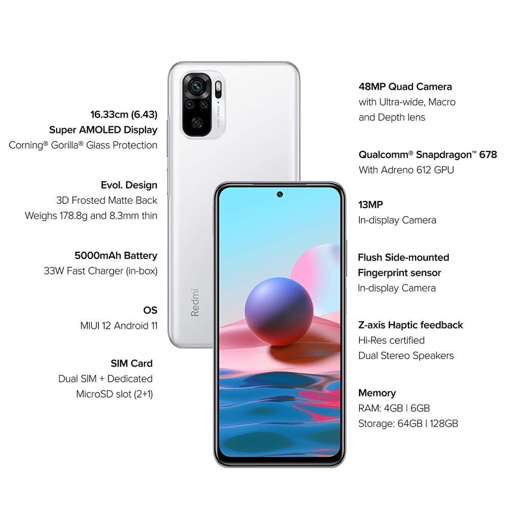 Redmi Note 10s Onyx Gray