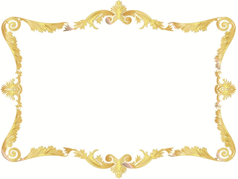 Золотистая рамка