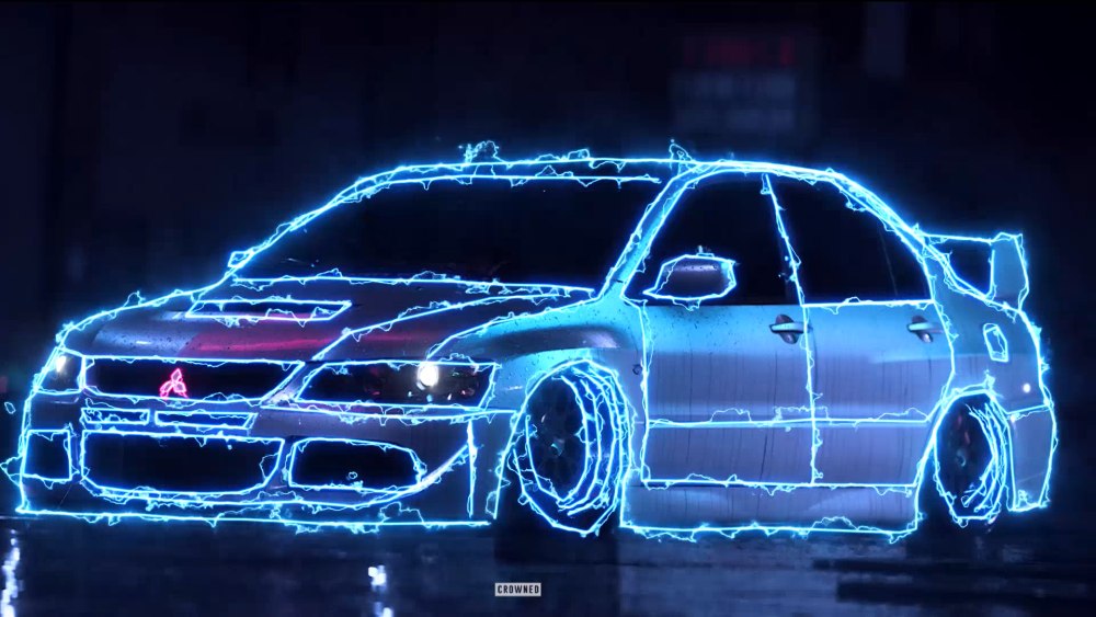 Nissan 350z с неон подсветкой