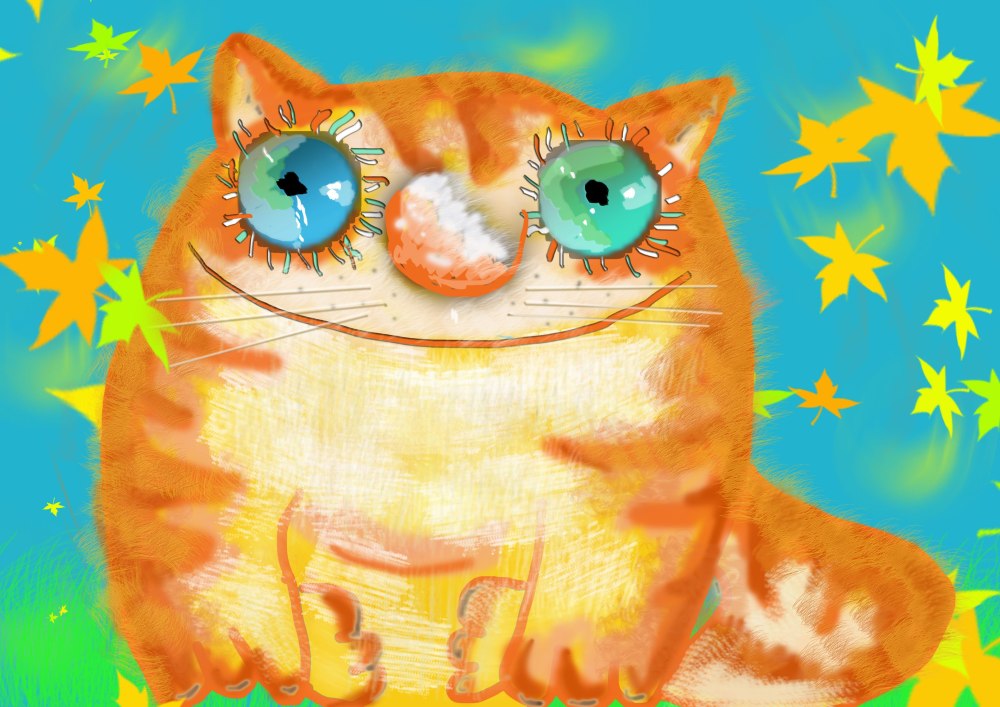 Рыжий котёнок