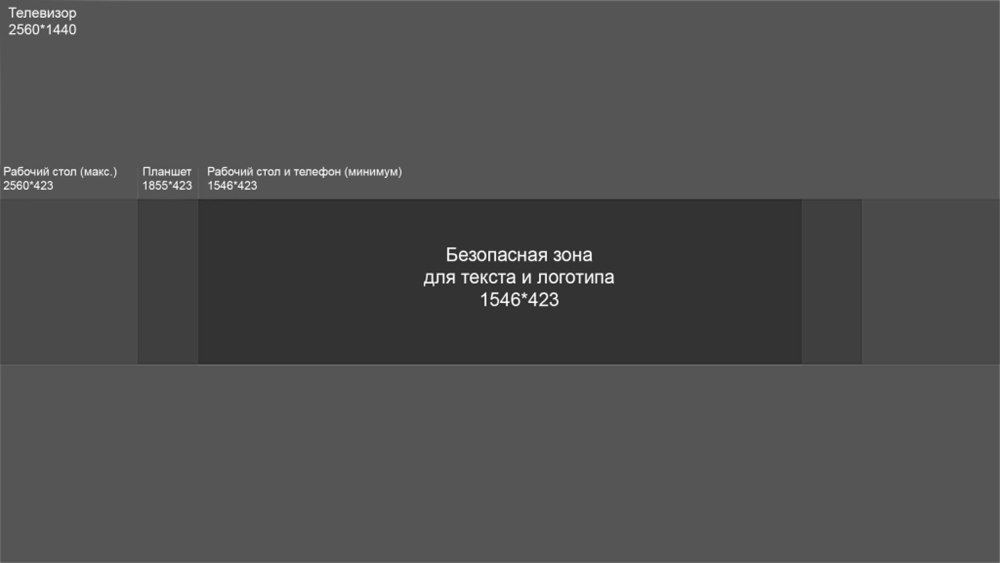 Шапка для канала макет