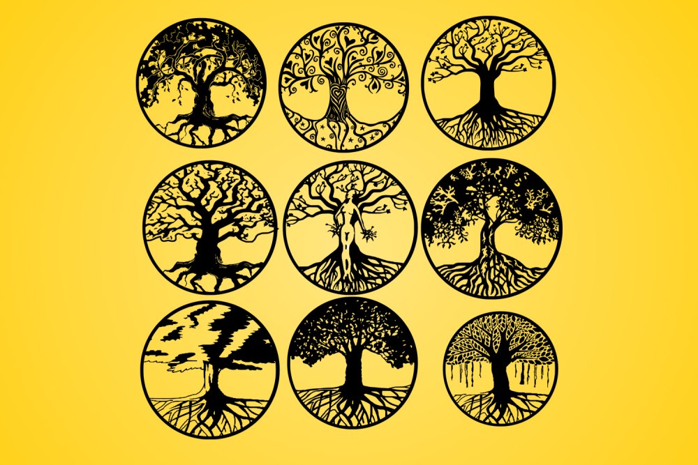 Cut Tree вектор