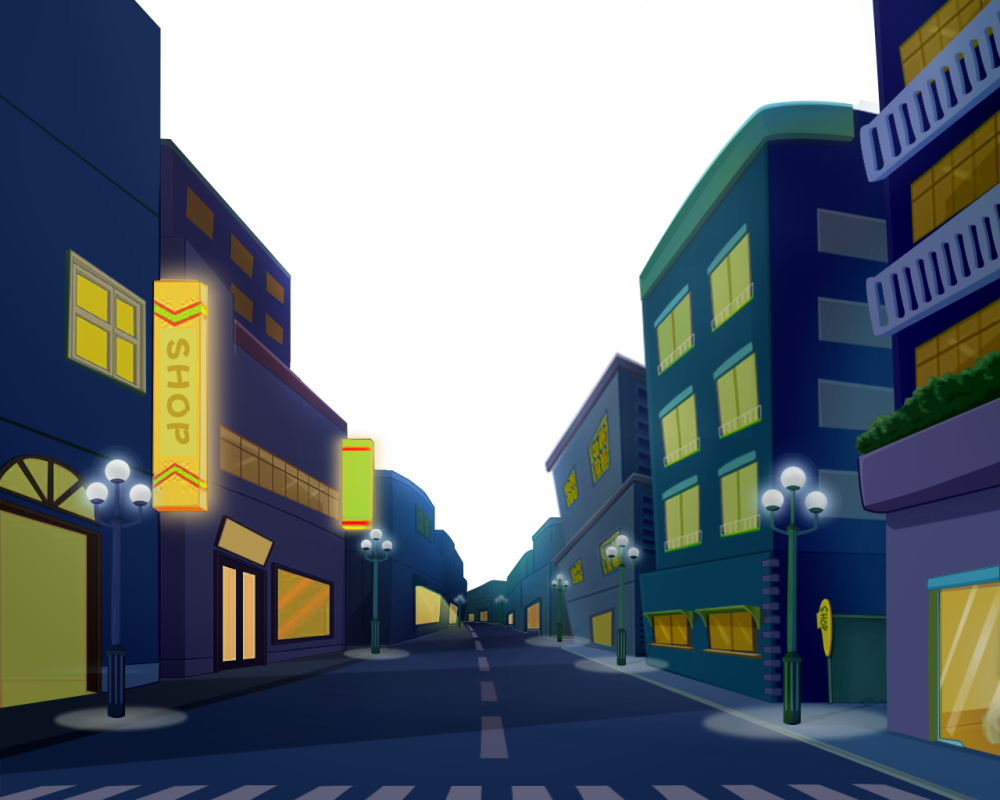 Фон города для рисуем мультфильмы