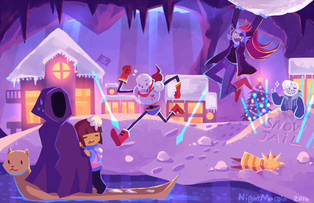 Undertale фон Сноудин