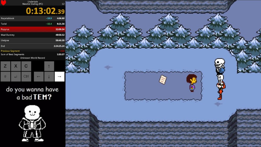 Сноуден Undertale