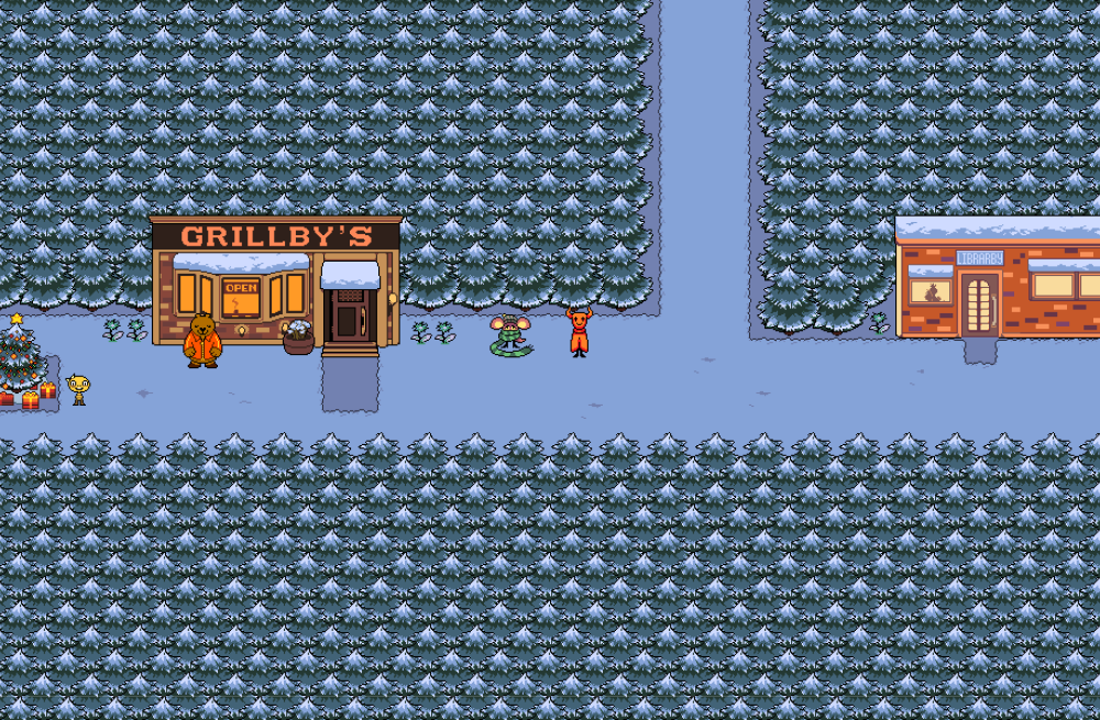 Undertale фон Сноудин