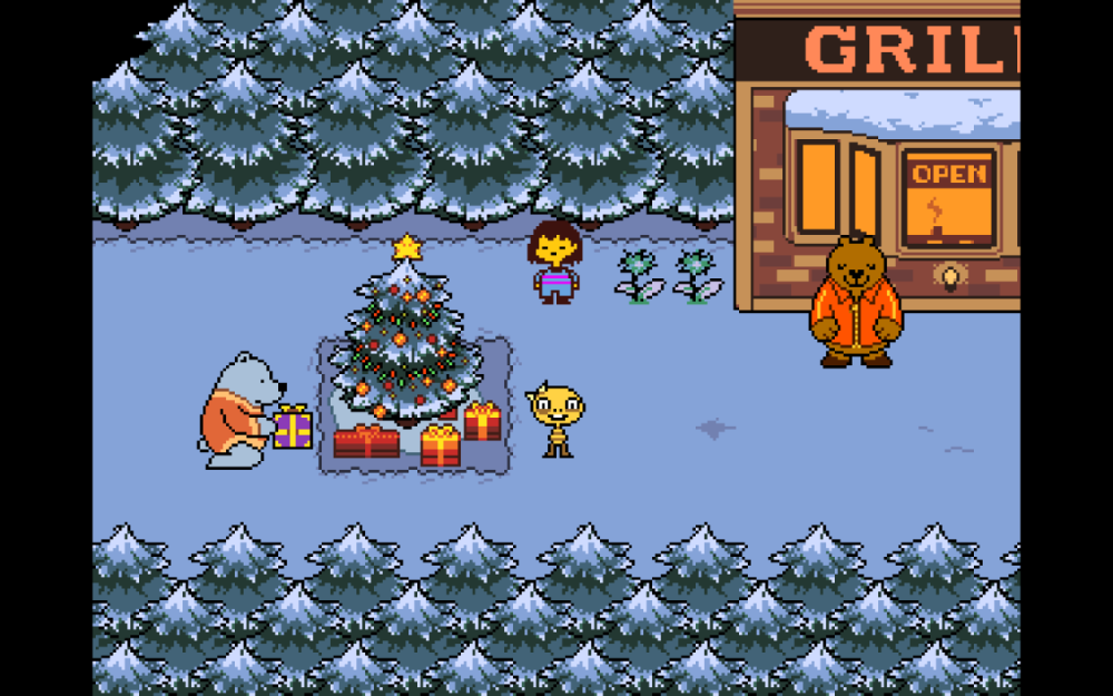 Undertale Сноуден Скриншот