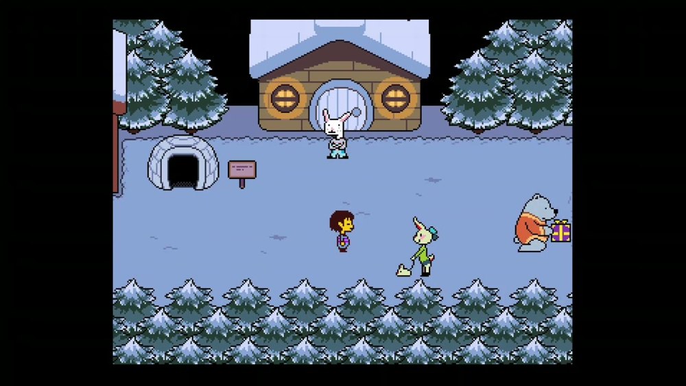 Лес Сноудена Undertale сторожевая станция Санса