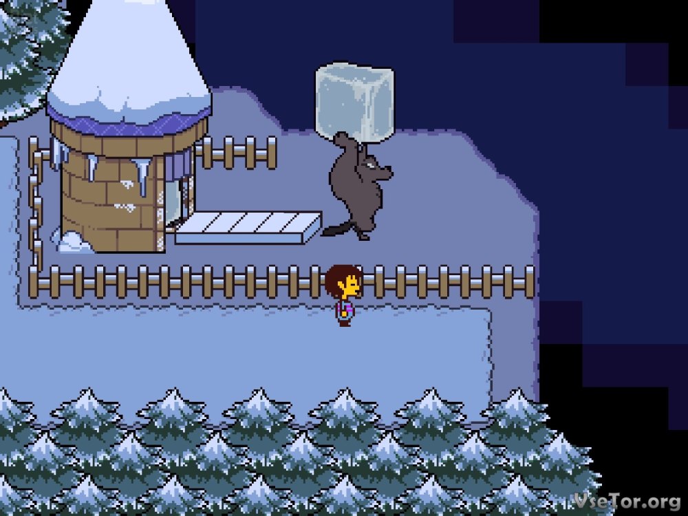 Undertale Сноуден Скриншот