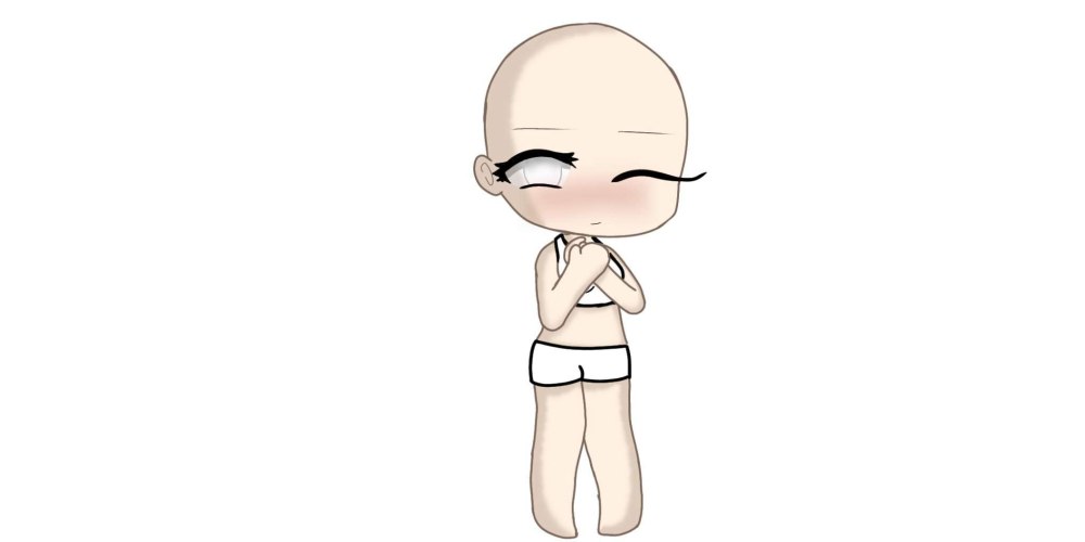 Вырезать глаза из Gacha Life Gacha Club