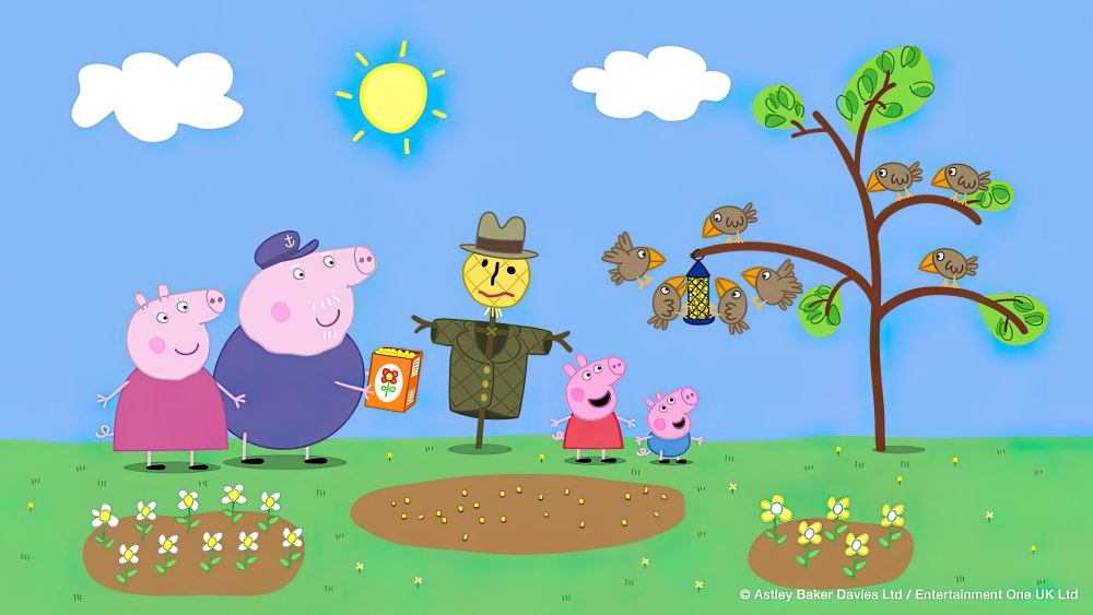 Peppa Pig House Wallpaper кто в окне