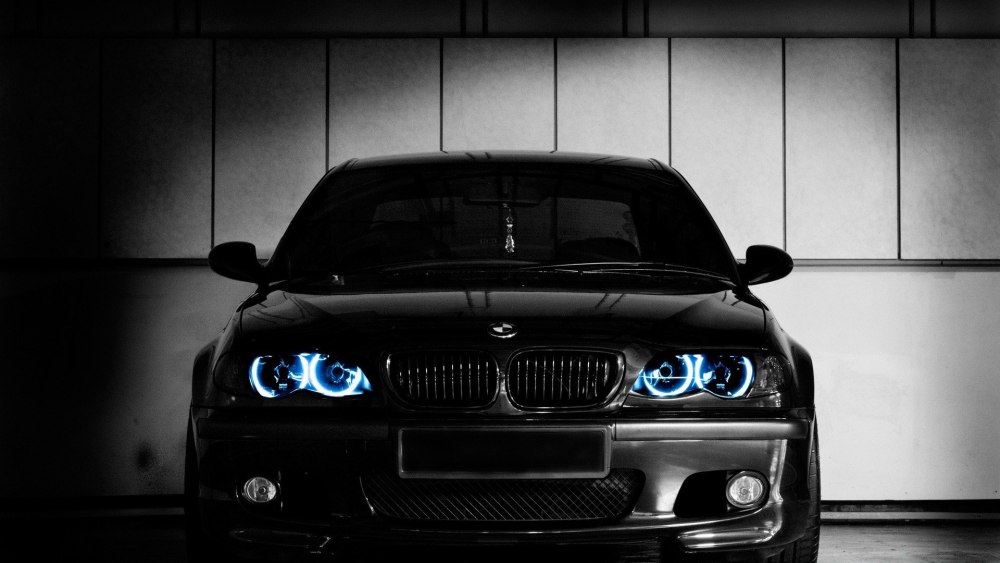 BMW e46 черная