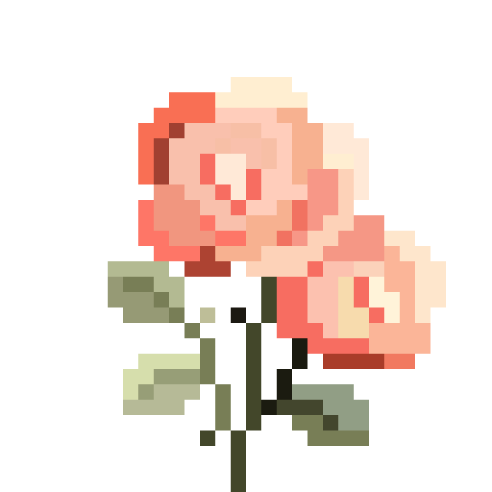 Pixel Rose