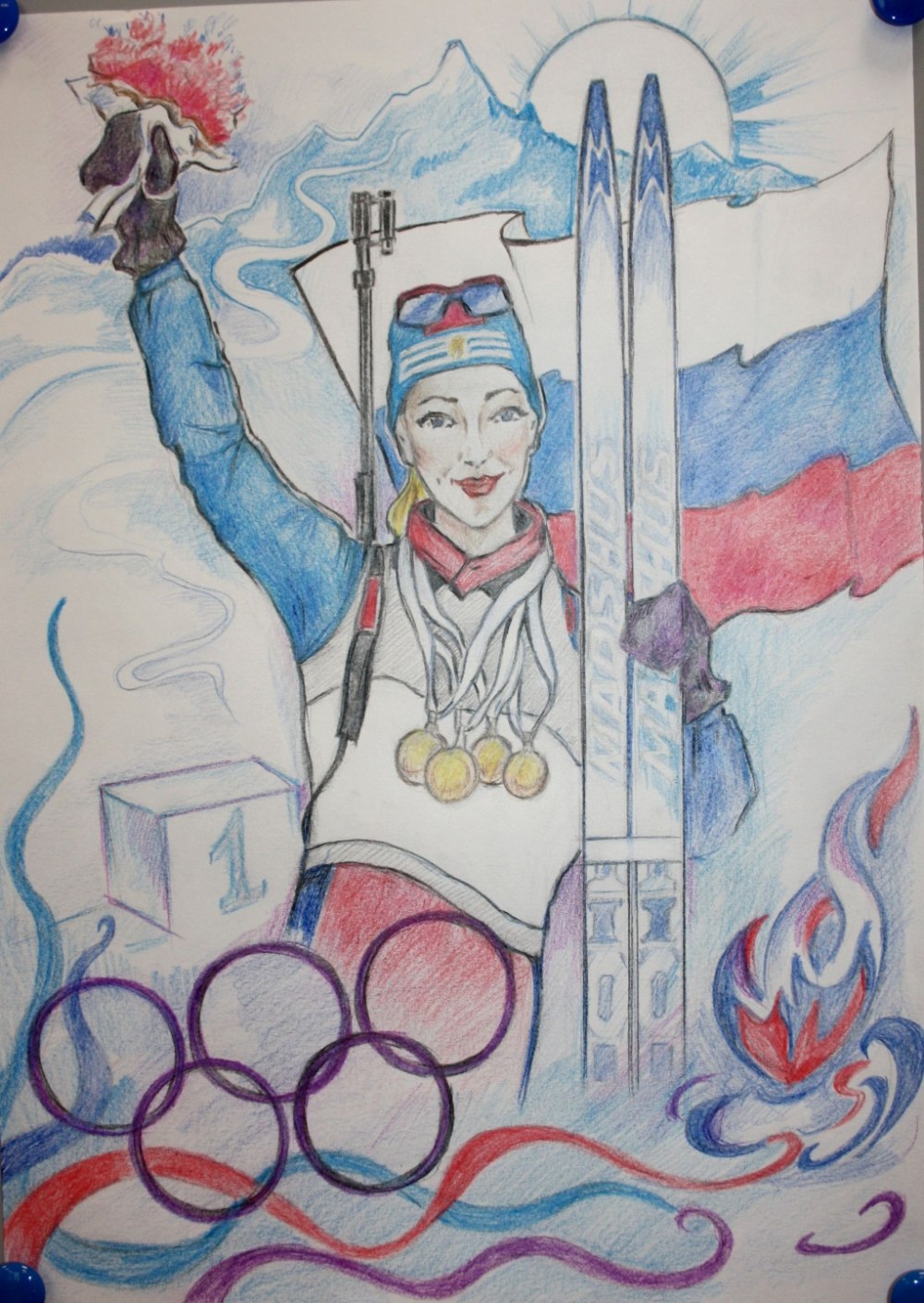 Нарисовать рисунок на тему Газпром