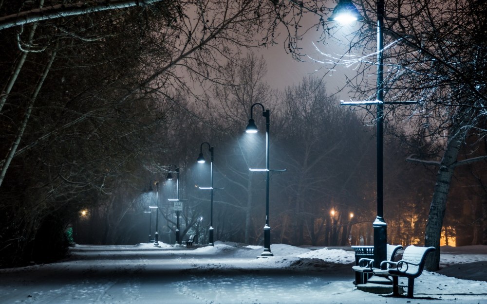 Мрачный городской пейзаж