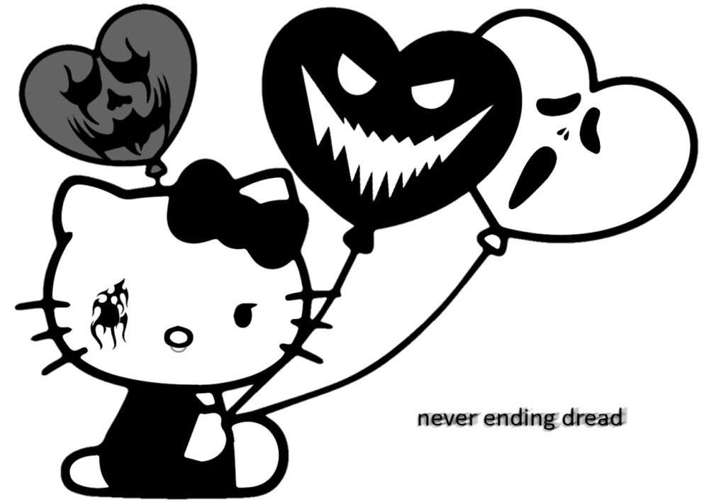 Тату Китти Kuromi