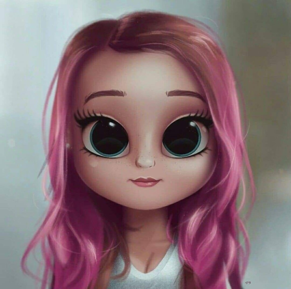 Милые мультяшные девочки
