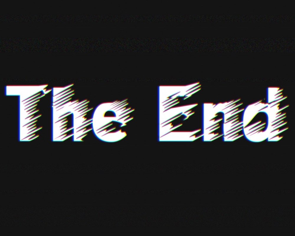 The end надпись