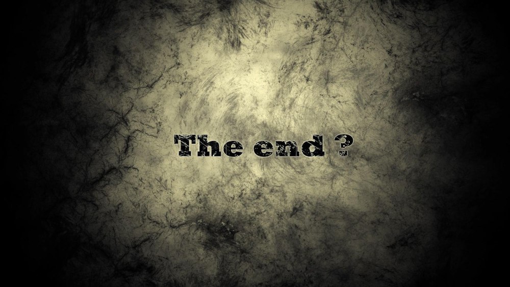 The end