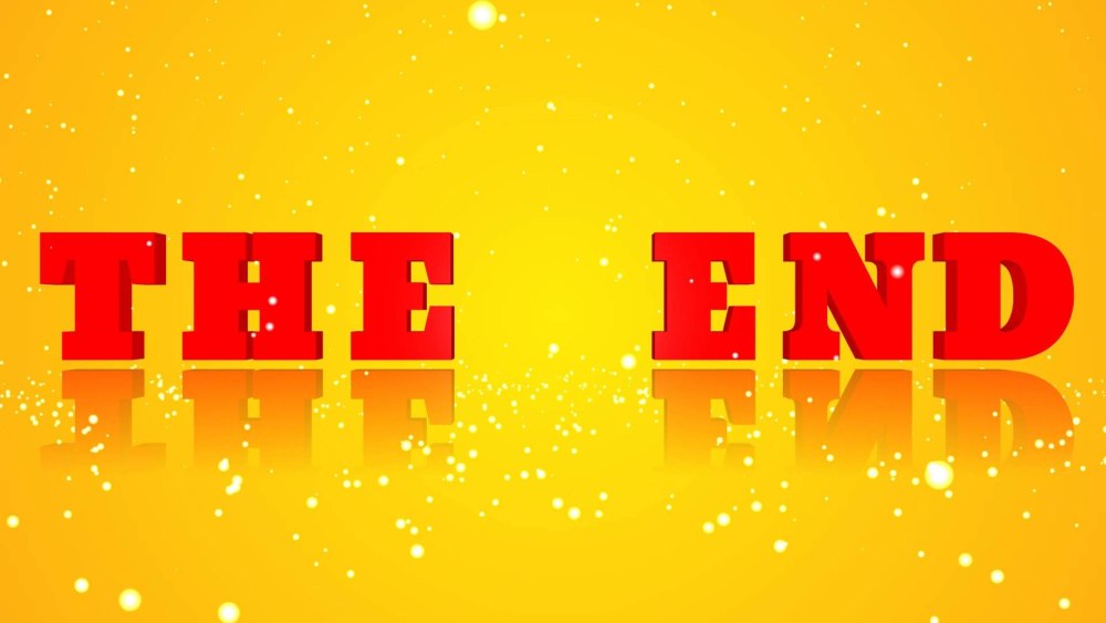 The end логотип
