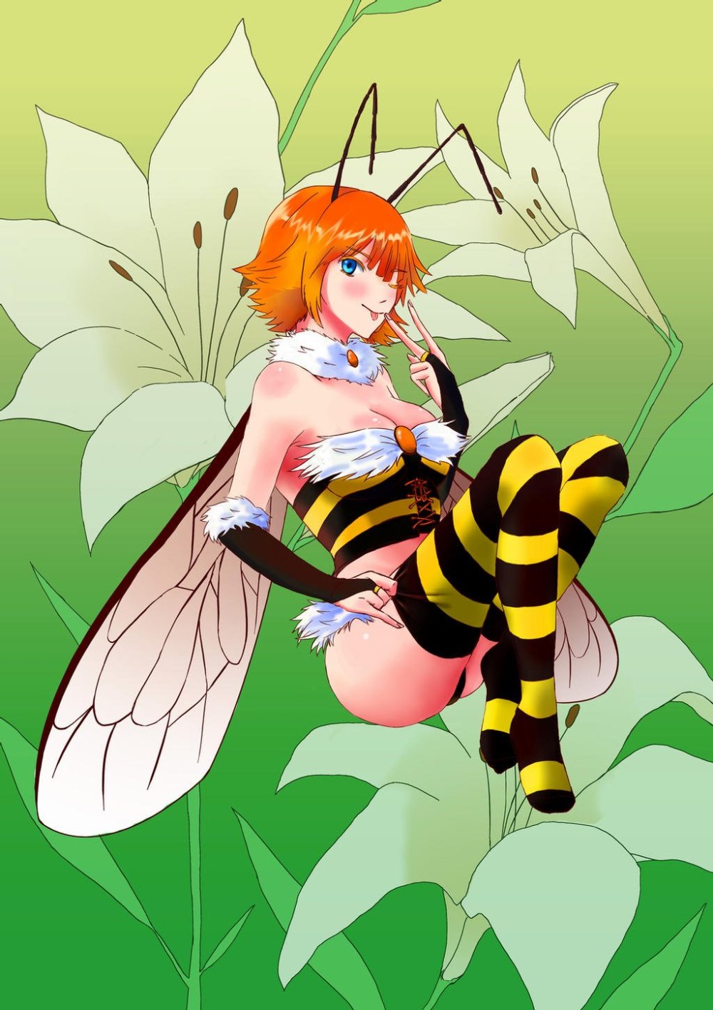 Monster girl Мантис