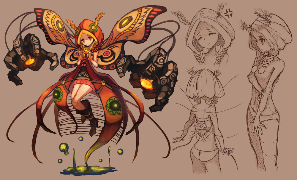Богомол Monster girl Insectoid