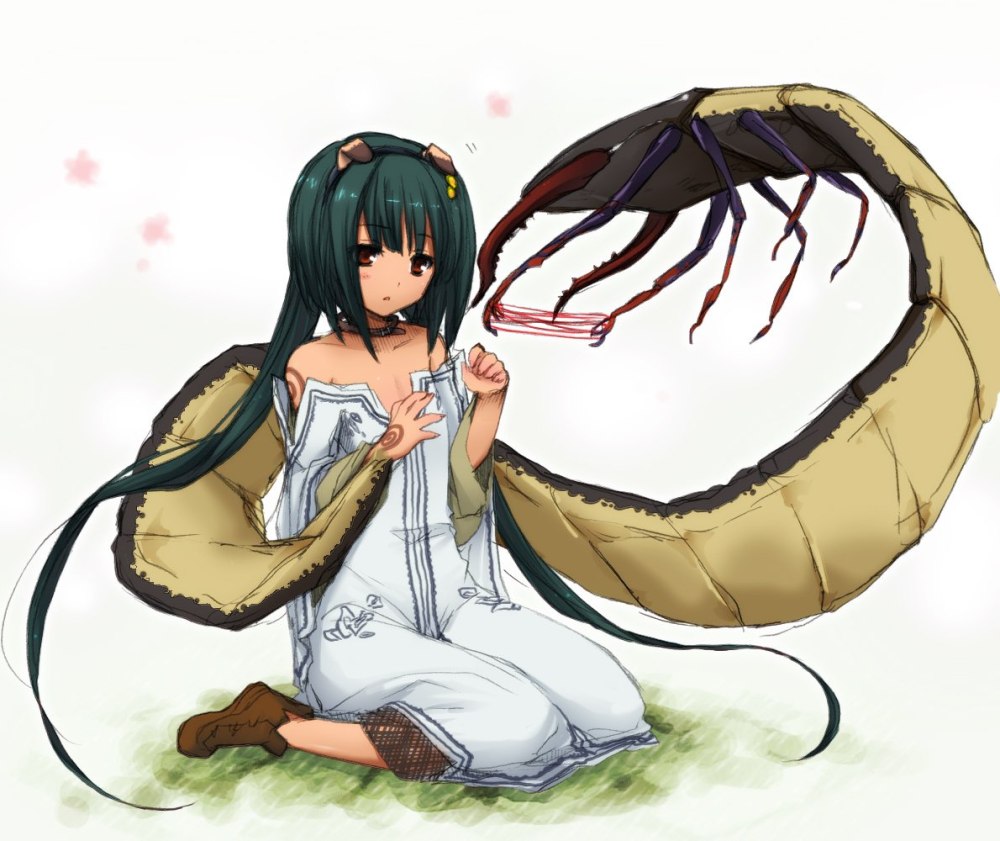 Аниме Monster girl Богомолов