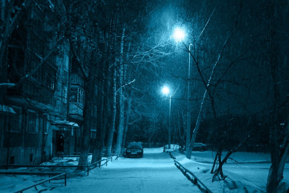 Хрущевки ночью