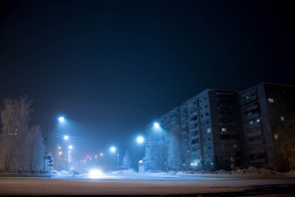 Заснеженные улочки ноюорк