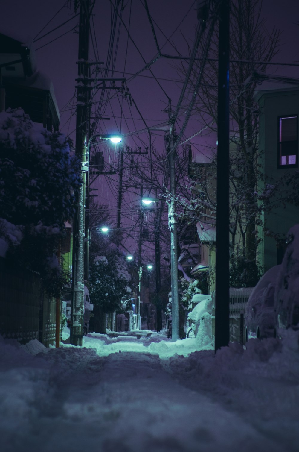 Норильск зима ночь