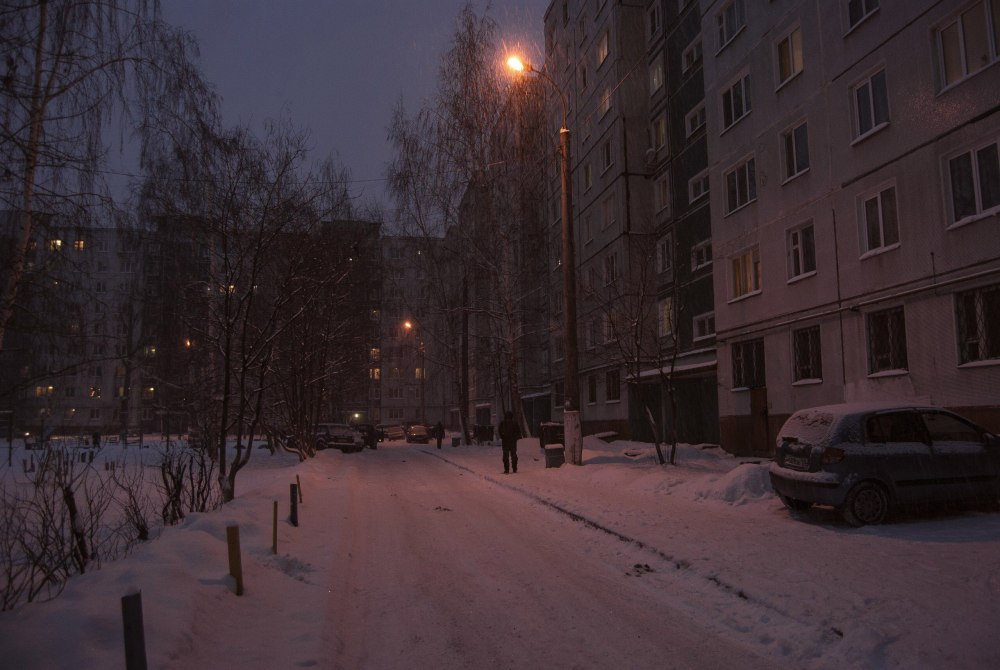 Дерево с огоньками
