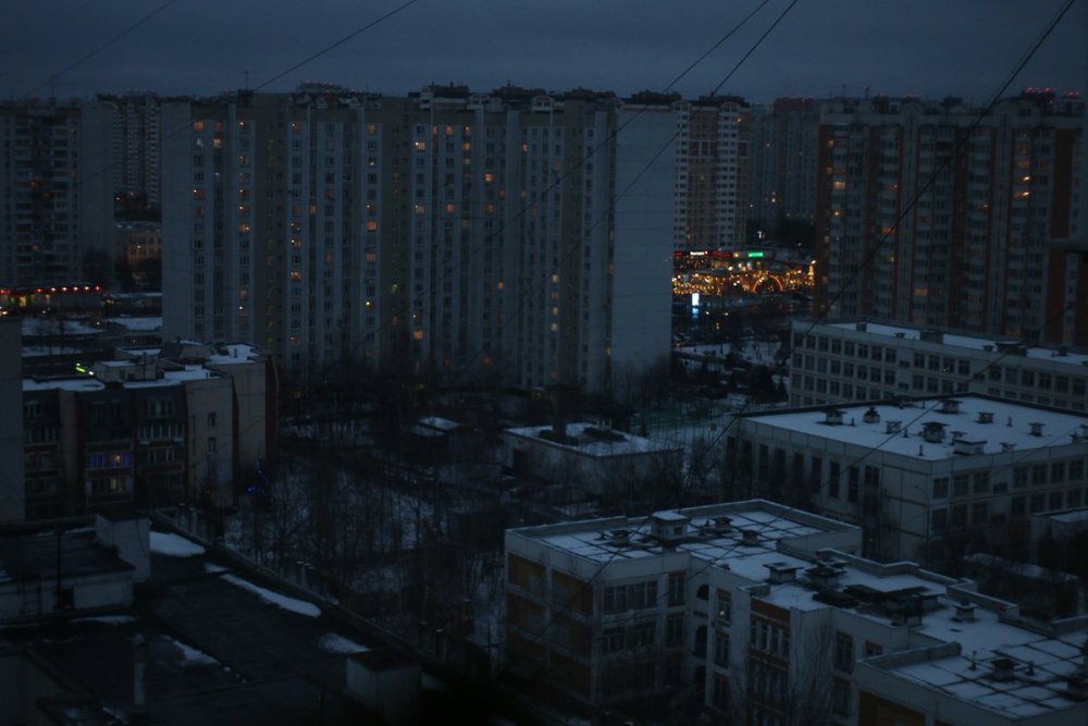 Панельки зимой