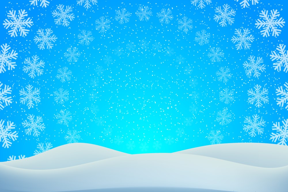 Снег фон