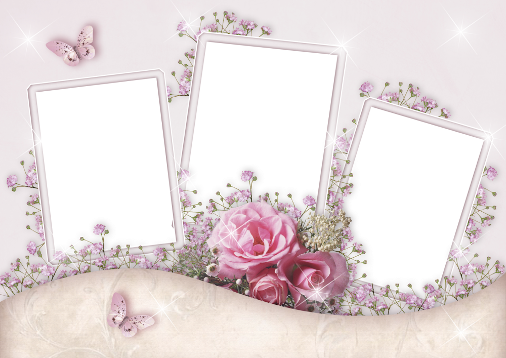Рамки для фотоколлажа Свадебные