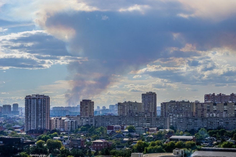 Панорама вечернего города